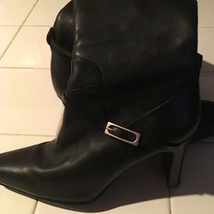 Apostrophe Black Knee High Boots